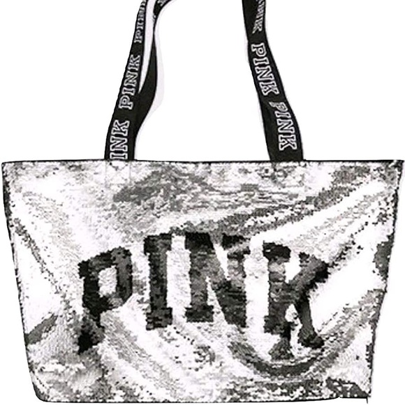 PINK Victoria's Secret Bags Nwt Victorias Secret Pink Flip Sequin